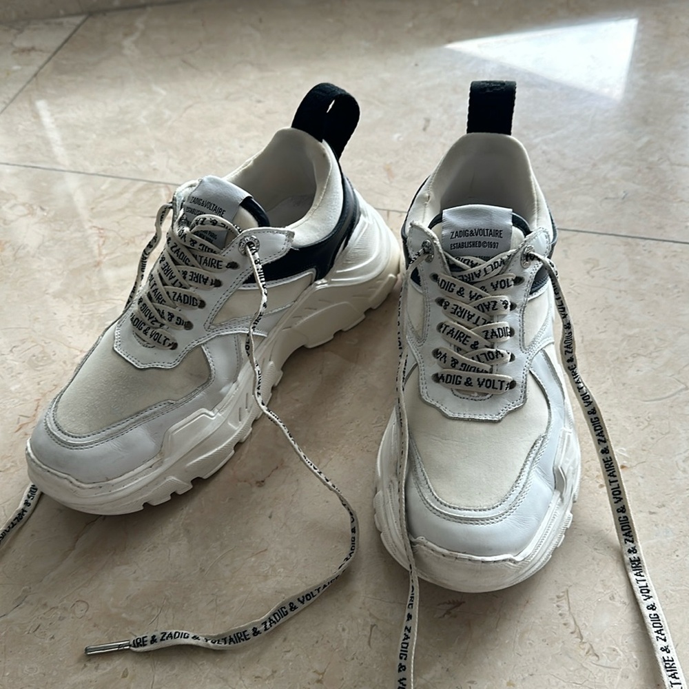 Zadig & Voltaire Leather Sneakers